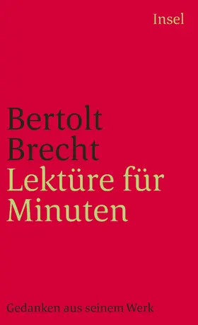 Brecht |  Lektüre für Minuten | Buch |  Sack Fachmedien