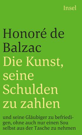 Balzac |  Die Kunst, seine Schulden zu zahlen | Buch |  Sack Fachmedien