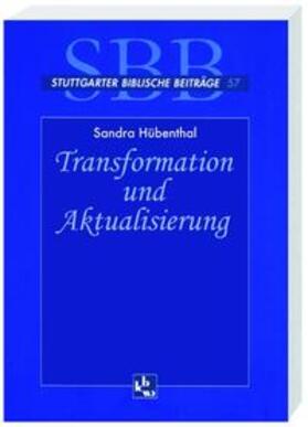 Hübenthal |  Transformation und Aktualisierung | Buch |  Sack Fachmedien