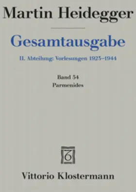 Heidegger / Frings |  Gesamtausgabe 2.  Abteilung: Vorlesungen 1923 - 1944 | Buch |  Sack Fachmedien