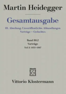 Heidegger / Neumann |  Vorträge | Buch |  Sack Fachmedien