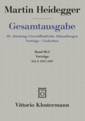 Heidegger / Neumann |  Vorträge | Buch |  Sack Fachmedien