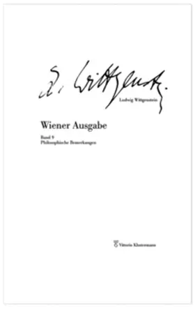 Wittgenstein / Nedo |  Wiener Ausgabe | Buch |  Sack Fachmedien