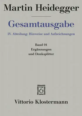 Heidegger / Michalski |  Ergänzungen und Denksplitter | Buch |  Sack Fachmedien