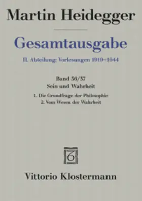 Heidegger / Tietjen |  Martin Heidegger Gesamtausgabe | Buch |  Sack Fachmedien