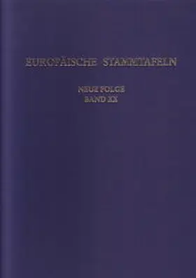 Schwennicke |  Europäische Stammtafeln. Neue Folge | Buch |  Sack Fachmedien