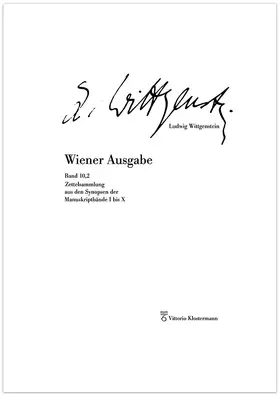 Wittgenstein / Nedo |  Zettelsammlung aus den Synopsen der Manuskriptbände I bis X | Buch |  Sack Fachmedien