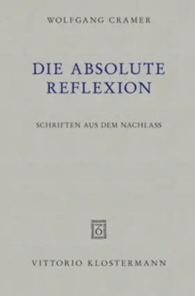 Cramer |  Die absolute Reflexion | Buch |  Sack Fachmedien