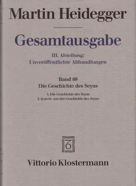 Heidegger / Trawny |  Martin Heidegger Gesamtausgabe | Buch |  Sack Fachmedien