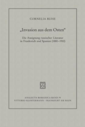 Ruhe |  "Invasion aus dem Osten" | Buch |  Sack Fachmedien