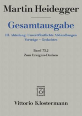 Heidegger / Trawny |  Heidegger: Gesamtausgabe 3. Abt. Bd 73.1/73.2 | Buch |  Sack Fachmedien