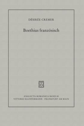 Cremer |  Boethius französisch | Buch |  Sack Fachmedien