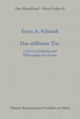 Schmidt |  Das süßbittre Tier | Buch |  Sack Fachmedien