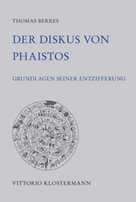 Berres |  Der Diskus von Phaistos | Buch |  Sack Fachmedien