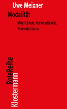 Meixner |  Meixner, U: Modalität | Buch |  Sack Fachmedien