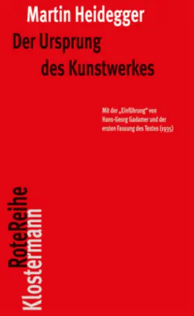 Heidegger / Herrmann |  Der Ursprung des Kunstwerkes | Buch |  Sack Fachmedien