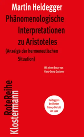 Heidegger / Neumann |  Phänomenologische Interpretationen zu Aristoteles | Buch |  Sack Fachmedien