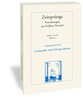 Rohrbacher / Neidl / Weise |  Comoedie vom König Salomo (1685) | Buch |  Sack Fachmedien