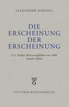 Schnell |  Die Erscheinung der Erscheinung | Buch |  Sack Fachmedien