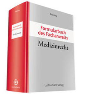 Prütting |  Formularbuch des Fachanwalts Medizinrecht | Buch |  Sack Fachmedien