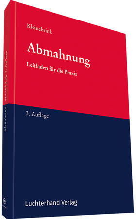 Kleinebrink |  Abmahnung | Buch |  Sack Fachmedien