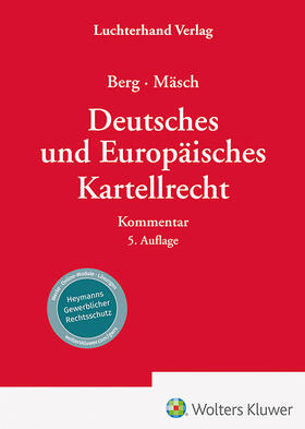 Berg / Mäsch |  Deutsches und Europäisches Kartellrecht - Kommentar | Buch |  Sack Fachmedien