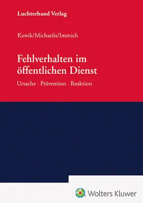 Immich / Kawik / Michaelis |  Fehlverhalten im öffentlichen Dienst | Buch |  Sack Fachmedien