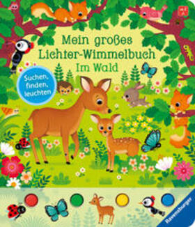 Grimm |  Mein großes Lichter-Wimmelbuch: Im Wald | Buch |  Sack Fachmedien