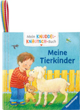 Grimm |  Mein Knuddel-Knautsch-Buch: Meine Tierkinder; weiches Stoffbuch, waschbares Badebuch, Babyspielzeug ab 6 Monate | Buch |  Sack Fachmedien