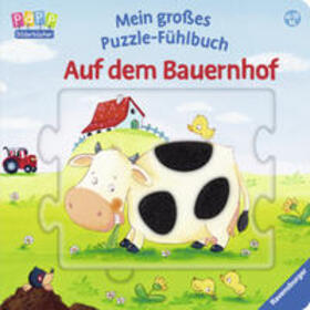 Grimm | Mein großes Puzzle-Fühlbuch: Auf dem Bauernhof | Buch | 978-3-473-43556-2 | sack.de