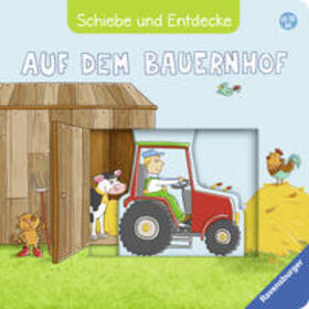 Grimm |  Schiebe und Entdecke: Auf dem Bauernhof | Buch |  Sack Fachmedien