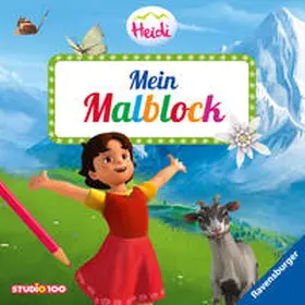  Heidi: Mein Malblock | Buch |  Sack Fachmedien