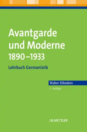 Fähnders |  Avantgarde und Moderne 1890–1933 | eBook | Sack Fachmedien