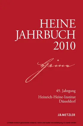 Kruse / Brenner-Wilczek |  Heine-Jahrbuch 2010 | eBook | Sack Fachmedien