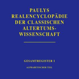 Frateantonio / Pauly-Wissowa / Erler |  Realencyclopädie der classischen Altertumswissenschaft | Buch |  Sack Fachmedien