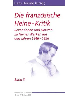 Hörling |  Die französische Heine-Kritik | Buch |  Sack Fachmedien