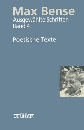Walther |  Max Bense: Poetische Texte | Buch |  Sack Fachmedien