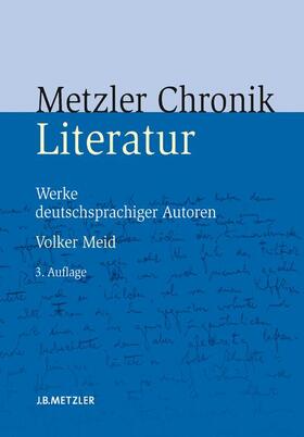 Meid |  Metzler Literatur Chronik | Buch |  Sack Fachmedien