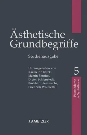 Barck / Fontius / Schlenstedt |  Ästhetische Grundbegriffe | Buch |  Sack Fachmedien