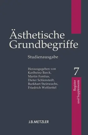 Barck / Fontius / Schlenstedt |  Ästhetische Grundbegriffe | Buch |  Sack Fachmedien