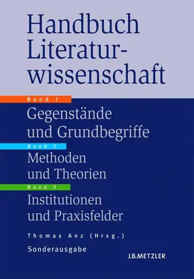 Anz |  Handbuch Literaturwissenschaft. Sonderausgabe | Buch |  Sack Fachmedien