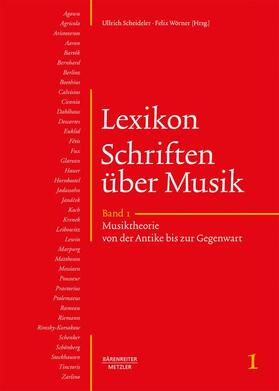 Scheideler / Wörner |  Lexikon Schriften über Musik | Buch |  Sack Fachmedien