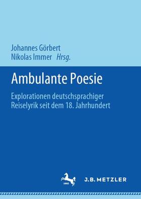 Immer / Görbert |  Ambulante Poesie | Buch |  Sack Fachmedien