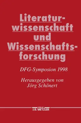 Schönert, Jörg |  Literaturwissenschaft und Wissenschaftsforschung | eBook | Sack Fachmedien