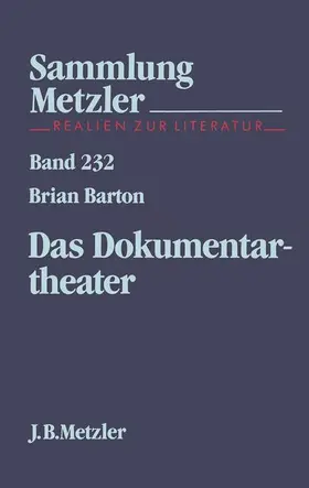 Barton |  Das Dokumentartheater | Buch |  Sack Fachmedien