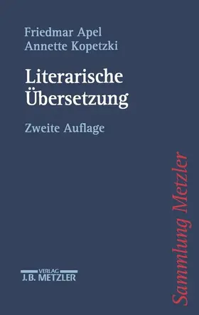 Apel / Kopetzki |  Literarische Übersetzung | Buch |  Sack Fachmedien