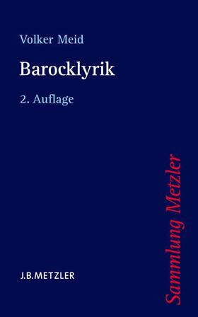 Meid |  Barocklyrik | Buch |  Sack Fachmedien