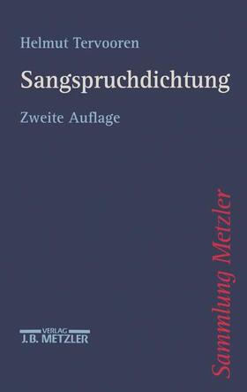 Tervooren |  Sangspruchdichtung | Buch |  Sack Fachmedien