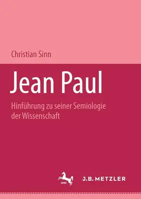 Sinn | Jean Paul | Buch | 978-3-476-45140-8 | sack.de