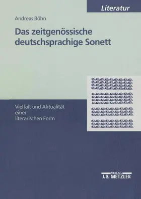 Böhn |  Das zeitgenössische deutschsprachige Sonett | Buch |  Sack Fachmedien